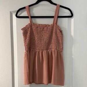 SHEIN Blush Pink Sleeveless Top